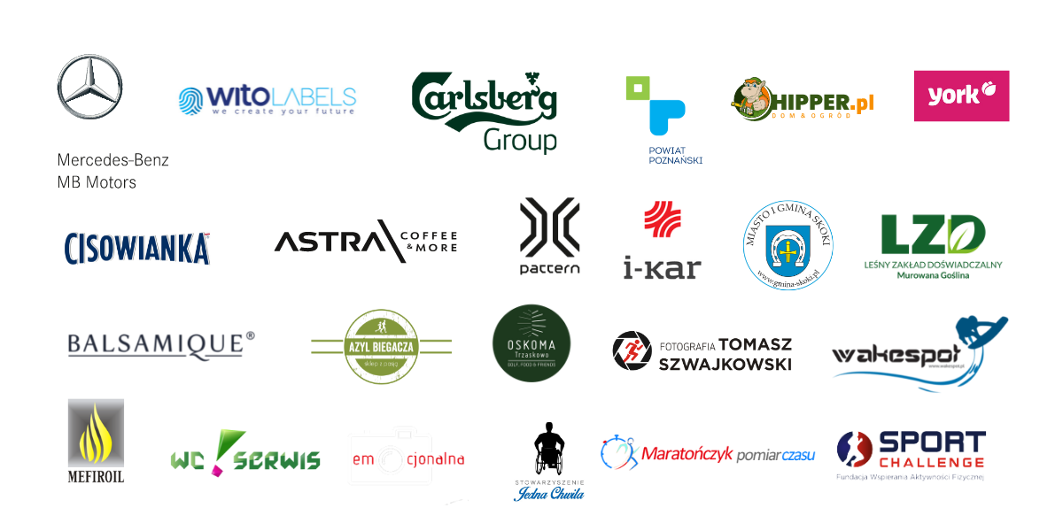logotypy partnerów i sponsorów imprezy