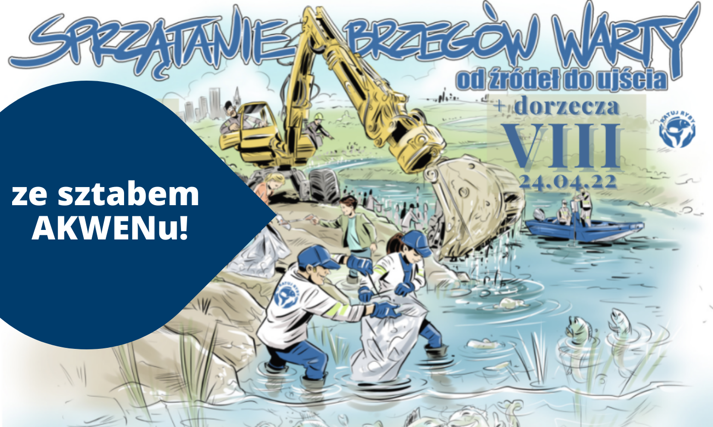 sprzątanie brzegów warty