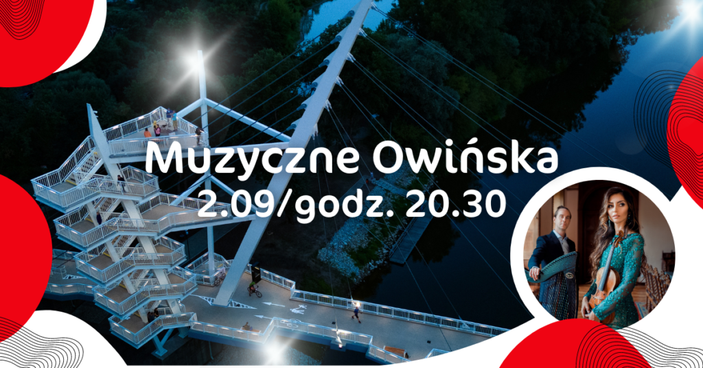 kłAdka pieszo-rowerowa w Owińskach nocą, artyści Barbara Szelągiewicz i Miachał Zator