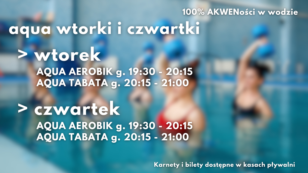 Wakacyjne zajecia w wodzie